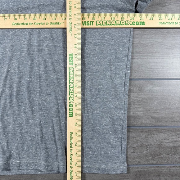 John Varvatos USA Mens Grey Short Sleeve Henley Shirt K2569C15 Size L - Picture 3 of 5